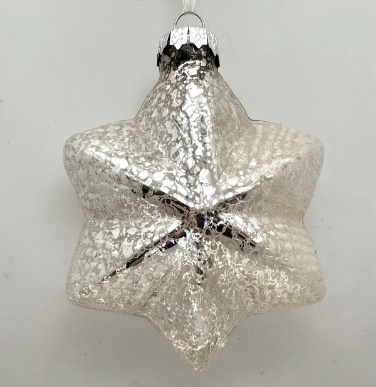 Glass Christmas decoration Star